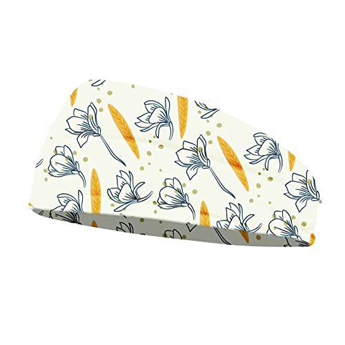 Niedliches Stirnband für Erwachsene, bedruckt, elastisches Kopfband, Bandana, Stirnband, lässig, Schönheit, Spa, funktionelle Stirnbänder von Generisch