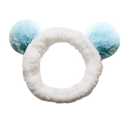 Niedliches Stirnband für Erwachsene und 3D-Wasch-Stirnband, Make-up-Stirnband, süßes Plüsch-Stirnband, praktisch, leicht, breites Übungszubehör von Generisch