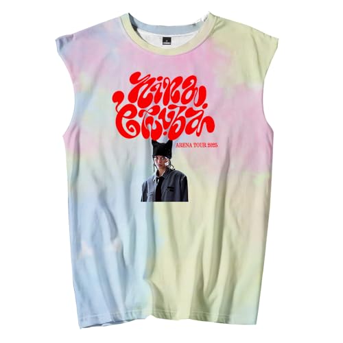 Nina Chuba Arena Tour 2025 Tank Tops Unisex Ärmellose Weste Herren Damen Outdoor Streetwear Tops, Batik, XS Nina Chuba Arena Tour 2025 Tank Tops Unisex Ärmellose Weste Herren Damen Outdoor Streetwear Tops, Batik, XS von Generisch