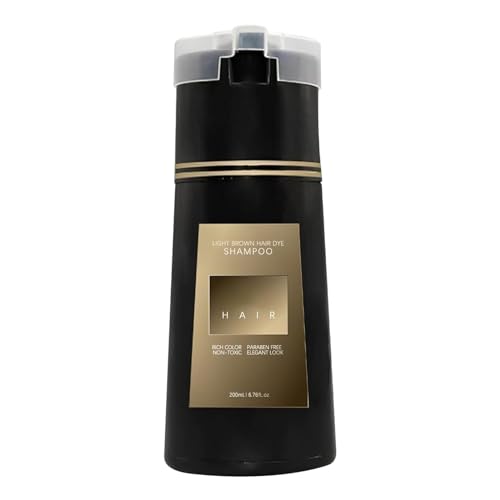 Nova Hair Dye Shampoo, Nova Hair Instant Dye Shampoo für Männer und Frauen, Mildes natürliches Haarfärbeshampoo, Trynova Hair Shampoo (gold) von Generisch