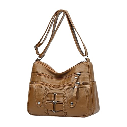 Nylon Bag - Crossbodys -Knödelbeutel | Frauen Crescent Bag | Modische ID -Schultern | Multi -Taschen -Verstellgurt großer Tagesschwanz für Damen 10.24x7.09x3.54 Zoll von Generisch