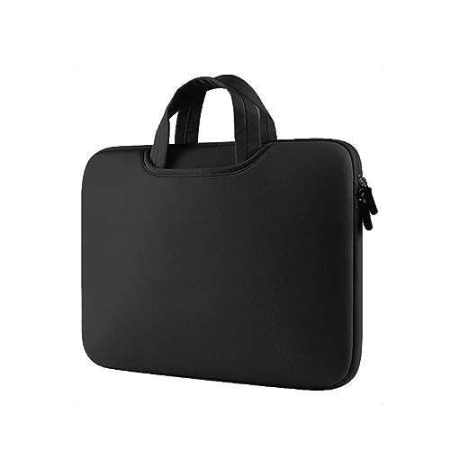 Nylon-Tragetaschen für Damen, Laptoptasche, bunt und plüschig, erhältlich für Arbeit und Klasse, Damenhandtaschen und Handtaschen, Schwarz , 49 EU von Generisch