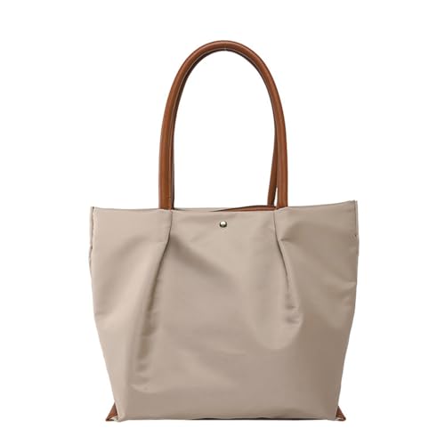 Nylon-Umhängetasche für Damen, leicht, großes Fassungsvermögen, mit mehreren Taschen für Pendler, Fitnessstudio, Reisen, khaki, Einheitsgröße Nylon-Umhängetasche für Damen, leicht, großes Fassungsvermögen, mit mehreren Taschen für Pendler, Fitnessstudio, Reisen, khaki, Einheitsgröße von Generisch