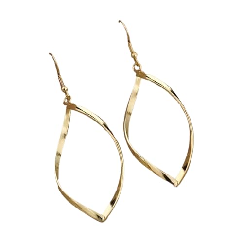 Ohrringe Mädchen in Silber Alloy Bilinear Tassel Earrings Threaded Dripping Earrings Are Suitable For Female Teenagers Christmas Beauty Incarnation Zwillinge Ohrringe (Khaki, One Size) von Generisch