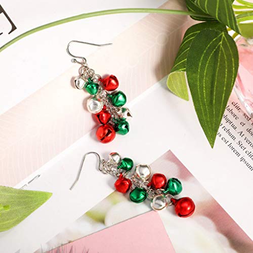 Ohrringe Weihnachten baumeln Charme-Haken eardrop Schmuck Ohrringe Geschenke Dekoration (C, One Size) von Generisch