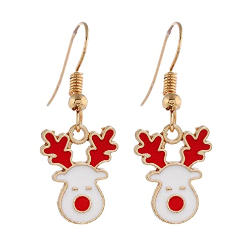 Ohrringe Weihnachts Accessoires Weihnachten kreative Urlaub Party Ohrringe Schmuck Creolen Frauen Weihnachtsbaum Ohrstecker (AE, One Size) von Generisch