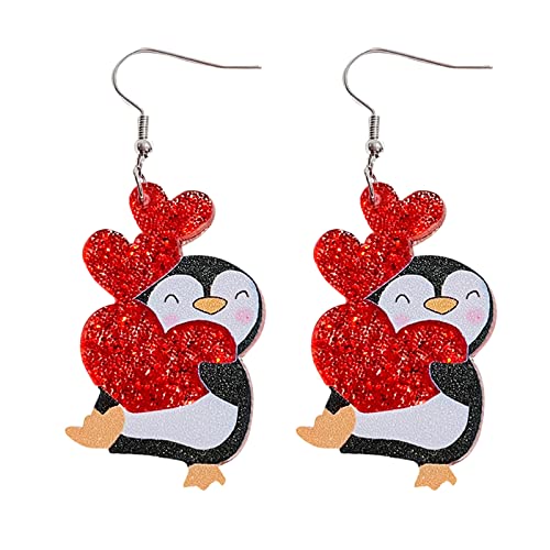 Ohrstecker Glitzer Liebe Umschlag Text Liebe Glänzend Ohrring Mädchen Ohrring Glitzer Acryl Tier Spaß Niedlich Ohrringe Zwerg Künstlerische Ohrringe, Einheitsgröße, Acryl, Kein Edelstein von Generisch