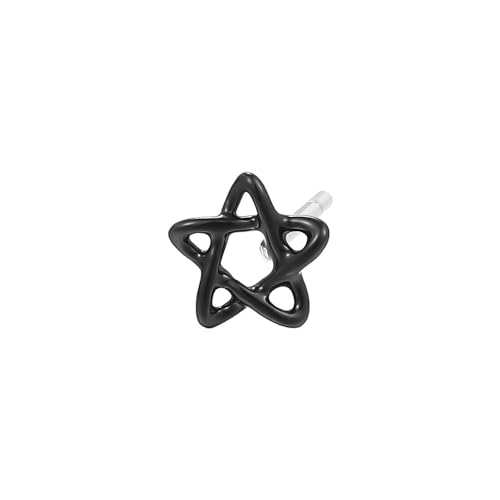 Ohrstecker aus 999er reinem Silber Stern (Einzelstück) von Generisch