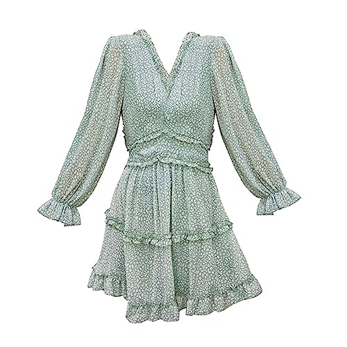Only Sommerkleid Kleid Damen Elegant Lässiges Tanktop für Damen ärmellos Knielang Druck Plissiertes Tank Kleid Freizeitkleid Boho Festliche GroßE GrößEn von Generisch