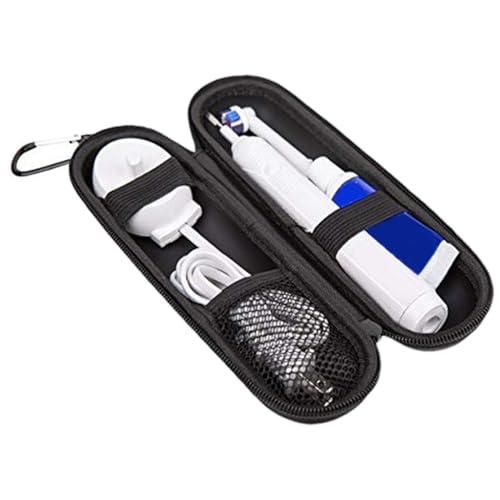 Organizer für Zahnbürstenreisen - Tragbarer Elektromanerspeicherbeutel, Leichter Schutzbeutel | Langlebiger Koffer Reißverschluss für tägliche Reisen Bürogepäck Hygienewerkzeuge Pinselkit Kompakte Pac von Generisch