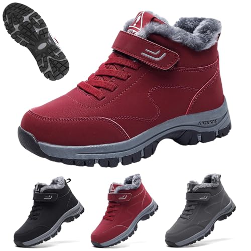 Orthoboots Pro - Ergonomische Winterstiefel Schmerzlindernd & Wärmend, Winter Outdoor Wasserdicht Rutschfest Schneestiefel von Generisch