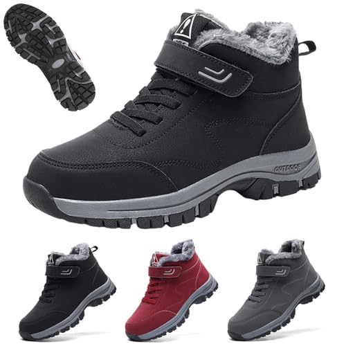 Orthoboots Pro - Ergonomische Winterstiefel Schmerzlindernd & Wärmend, Winter Outdoor Wasserdicht Rutschfest Schneestiefel von Generisch