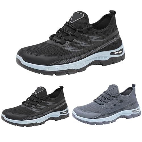 OrthopäDische Schuhe Herren Sommer Sportschuhe - Atmungsaktiv Slip On Laufschuhe Turnschuhe - Tennis Fitness Jogging Freizeitschuhe Leicht Bequeme Trainingsschuhe StraßEnlaufschuhe Running Shoes OrthopäDische Schuhe Herren Sommer Sportschuhe - Atmungsaktiv Slip On Laufschuhe Turnschuhe - Tennis Fitness Jogging Freizeitschuhe Leicht Bequeme Trainingsschuhe StraßEnlaufschuhe Running Shoes von Generisch