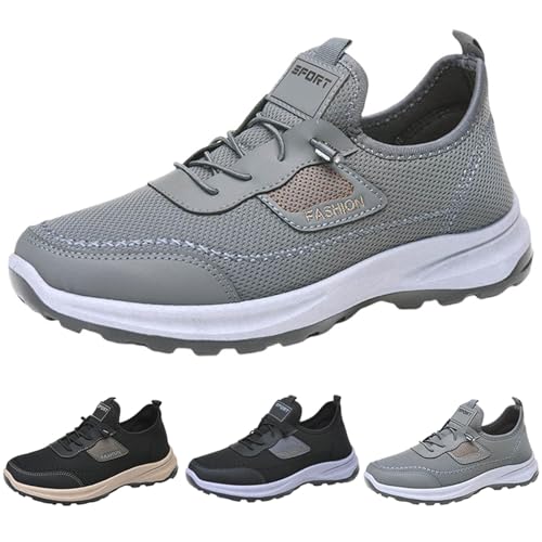 OrthopäDische Schuhe Herren Sommer Sportschuhe - Atmungsaktiv Slip On Laufschuhe Turnschuhe - Tennis Fitness Jogging Freizeitschuhe Leicht Bequeme Trainingsschuhe StraßEnlaufschuhe Running Shoes OrthopäDische Schuhe Herren Sommer Sportschuhe - Atmungsaktiv Slip On Laufschuhe Turnschuhe - Tennis Fitness Jogging Freizeitschuhe Leicht Bequeme Trainingsschuhe StraßEnlaufschuhe Running Shoes von Generisch