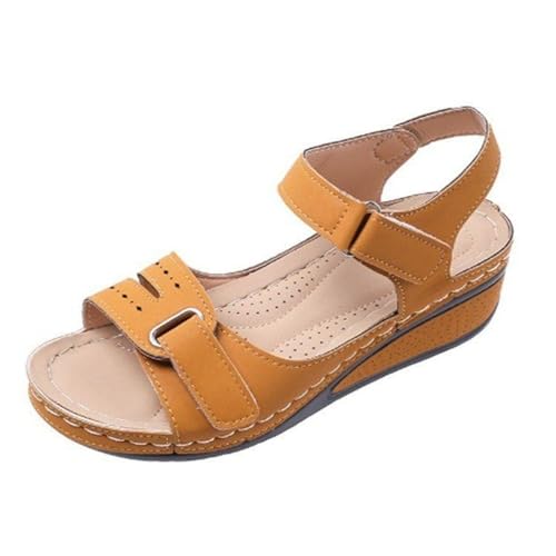Orthopädische Damen Sandalen Atmungsaktiv Keilabsatz Sandale Peep Toe Sandaletten Leicht Keilsandalen Weiche Sohle Sommerschuhe Plattform Sandals Bequem Wanderschuhe Casual Rutschfest Walkingschuhe Orthopädische Damen Sandalen Atmungsaktiv Keilabsatz Sandale Peep Toe Sandaletten Leicht Keilsandalen Weiche Sohle Sommerschuhe Plattform Sandals Bequem Wanderschuhe Casual Rutschfest Walkingschuhe von Generisch
