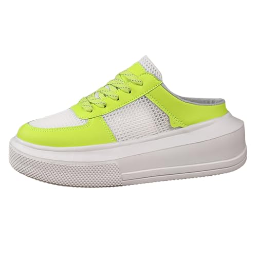 Orthopädische Damenschuhe für den Alltag Komfortable Clogs Atmungsaktive Slip-on-Schuhe Stützende Sandalen für Frauen (Yellow, 39) von Generisch