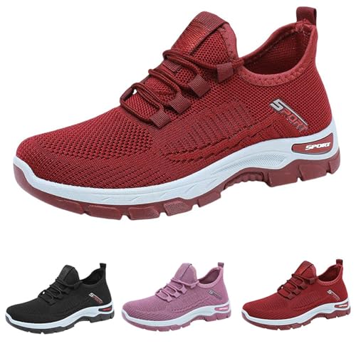 Orthopädische Freizeitschuhe Frauen Mesh Turnschuhe Frühling Fliege Weben Atmungsaktive Sport Einzelne Schuhe Leichtgewichtige Walking Sneaker Krawatte Design rutschfeste Sohle Herren Orthopädische Freizeitschuhe Frauen Mesh Turnschuhe Frühling Fliege Weben Atmungsaktive Sport Einzelne Schuhe Leichtgewichtige Walking Sneaker Krawatte Design rutschfeste Sohle Herren von Generisch