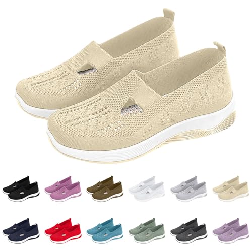 Orthopädische Hausschuhe Damen, Sandalen Vorne Geschlossen Mit Fußbett Ergonomische Schuhe Weite H Hausschuhe Sommer Slip on Atmungsaktive Sabots Breite Füße Krankenschwester Schuhe Pantoletten-2 Orthopädische Hausschuhe Damen, Sandalen Vorne Geschlossen Mit Fußbett Ergonomische Schuhe Weite H Hausschuhe Sommer Slip on Atmungsaktive Sabots Breite Füße Krankenschwester Schuhe Pantoletten-2 von Generisch