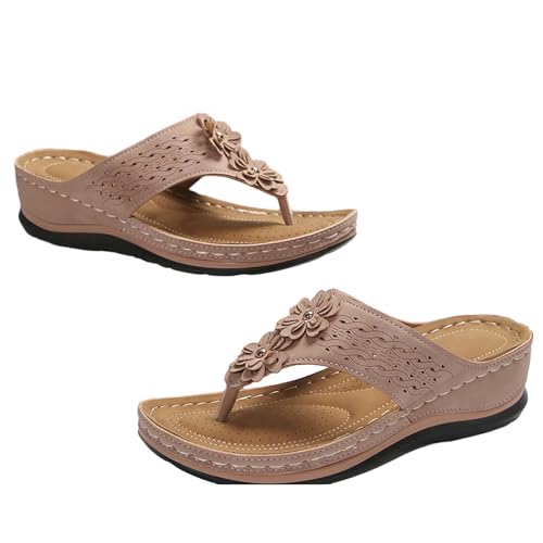 Orthopädische Hausschuhe Damen Offene Bequeme Flip Flops Mit Keilabsatz Offene Zehe Pool Mode Unterstützung Bogen Fußbett Hausschuhe Home Weiche Meer Sandale Flip Flops Rutschfeste Strand Slip-On Orthopädische Hausschuhe Damen Offene Bequeme Flip Flops Mit Keilabsatz Offene Zehe Pool Mode Unterstützung Bogen Fußbett Hausschuhe Home Weiche Meer Sandale Flip Flops Rutschfeste Strand Slip-On von Generisch
