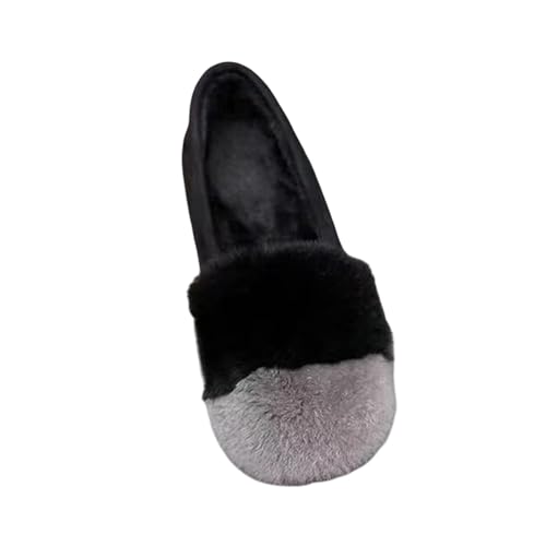 Orthopädische Hausschuhe für Damen, Memory-Schaum, Hausschuhe mit Fußgewölbeunterstützung, eng anliegend, mit Fleece gefüttert, Fußgewölbeunterstützung, grau, 39.5 EU von Generisch