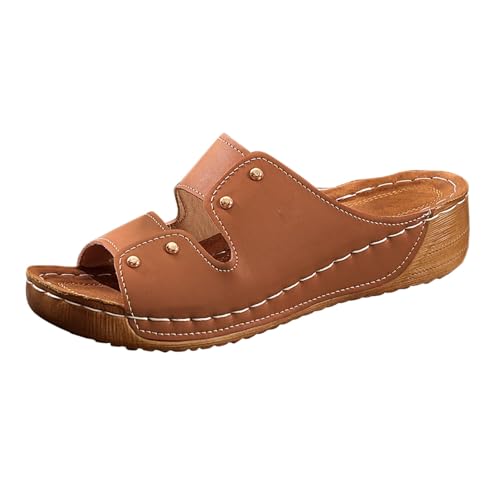 Orthopädische Hausschuhe für Damen Offener Zehen Sandalen Lässige Wanderschuhe Rutschfest Pantoletten Mode Platform Schlappen Leicht Latschen Outdoor Slipper Vintage Strandschuhe Hohl Sommerschuhe Orthopädische Hausschuhe für Damen Offener Zehen Sandalen Lässige Wanderschuhe Rutschfest Pantoletten Mode Platform Schlappen Leicht Latschen Outdoor Slipper Vintage Strandschuhe Hohl Sommerschuhe von Generisch