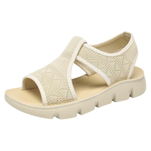Orthopädische Sandalen Damen Mesh Peeptoe Sandalette Slip-On Sandals Hohl Sportsandalen Plateau Schlappen Weichen Sohlen Trekkingsandalen Bequem Wandersandalen Leicht Strandsandalen Gr.36-41 Orthopädische Sandalen Damen Mesh Peeptoe Sandalette Slip-On Sandals Hohl Sportsandalen Plateau Schlappen Weichen Sohlen Trekkingsandalen Bequem Wandersandalen Leicht Strandsandalen Gr.36-41 von Generisch