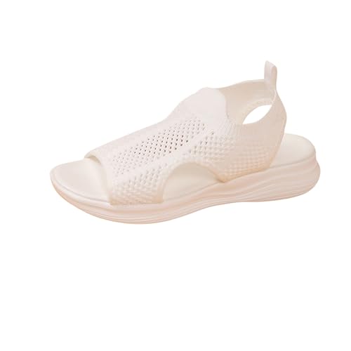 Orthopädische Sandalen Damen Sommer Sandale Breite Füße Plateau Freizeitsandale Mit Fußbett Sommerschuhe Freizeit Sport Sandale Weite Barfuss Wassersandalen Slingback Offene Schuhe Waschbare 37-43 von Generisch