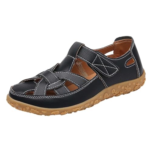 Orthopädische Sandalen für Damen, UK-Mädchen-Sandalen, Junior-Ortho-Schuhe für Damen, Fußgewölbeunterstützung, breite Passform, Brautschmuck, Hochzeit, Segeltuch, Flip-Flops, grau, Knöchelriemchen von Generisch