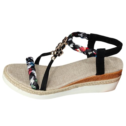 Orthopädische Sandalette Dicker Boden Sandalen Bohemian Strandsandale Hohl Keilabsatz Sandalette Slingback Rutschfest Keilsandale Plattform Pantolette Bequem Freizeit Hausschuhe Wedge Trekkingschuhe Orthopädische Sandalette Dicker Boden Sandalen Bohemian Strandsandale Hohl Keilabsatz Sandalette Slingback Rutschfest Keilsandale Plattform Pantolette Bequem Freizeit Hausschuhe Wedge Trekkingschuhe von Generisch