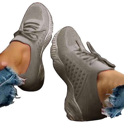 Orthopädische Schuhe Damen, Turnschuhe Damen Sneaker Mesh Cushion Fitnessschuhe Gym Dicke Sohle Laufschuhe Trail Running Trekkingschuhe Bequeme Leicht Sportschuhe Große Größe Walkingschuhe 1 von Generisch