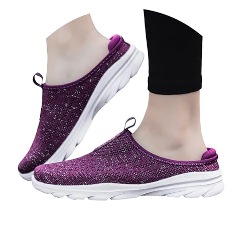 Orthopädische Schuhe Damen Sommer Bequeme Slip In Walkingschuhe Damenschuhe Walking Sommerschuhe Bequem Gymnastikschuhe Atmungsaktiv Slipper Extra Breite Leichte Sockenschuhe on Sneaker von Generisch