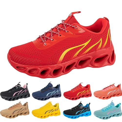 Orthopädische Schuhe Herren Clogs & Pantoletten Für Herren Bequem Leicht Hausschuhe Slip-On Sneaker Mit Absatz rutschfest Gartenschuhe Outdoor Sportschuhe Fitness Atmungsaktive Mesh Sandalen von Generisch