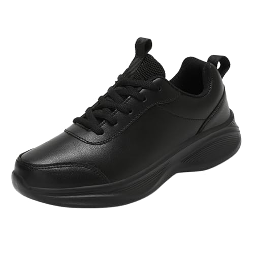 Orthopädische Wanderschuhe zum Hineinschlüpfen, Sportschuhe für Herren, Damen, Frühling, Herbst und Winter, leicht, Leder, Paare, große Größe, lässige Wanderschuhe, Schwarz , 4.5 UK 3X-Narrow Orthopädische Wanderschuhe zum Hineinschlüpfen, Sportschuhe für Herren, Damen, Frühling, Herbst und Winter, leicht, Leder, Paare, große Größe, lässige Wanderschuhe, Schwarz , 4.5 UK 3X-Narrow von Generisch