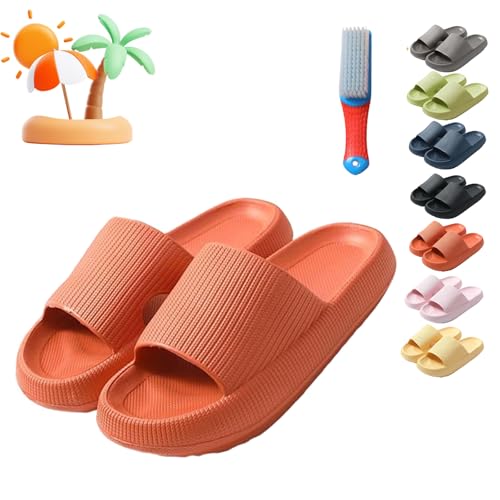 Orthoslipper - Das Original für Maximalen Komfort, Orthopädische Hausschuhe, Badedamenslipper, Cozy Slides Wolkenslipper Unisex, Rutschfest, Holen Sie Sich Ein Paar für Draußen Und Drinnen (1PC-G,44) von Generisch