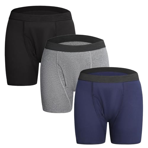 Orykas Herren-Inkontinenz-Unterwäsche, Octipa Herren-Inkontinenz-Unterwäsche, bequem, atmungsaktiv und waschbar (3 Stück, L) von Generisch