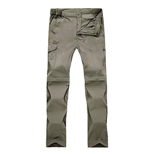 Outdoor Hosen Für Herren, Schneehose Zip Off Übergröße Lang Thermohose Wanderhose Gefüttert Warm Winter Snowboardhose Arbeitshosen Skihose Wasserdicht Baggy Regenhose Softshellhose von Generisch