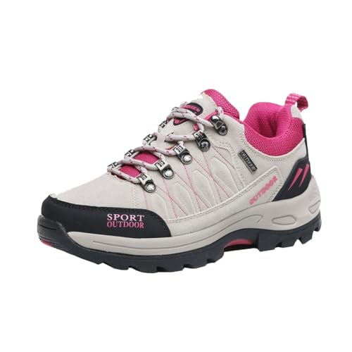 Outdoor Wanderschuhe für Paare Anti Rutsch Low Cut geeignet für alle Jahreszeiten von Outdoor Reisen Wandern Freizeitsport und Offroad Schuhe (grau,45) von Generisch