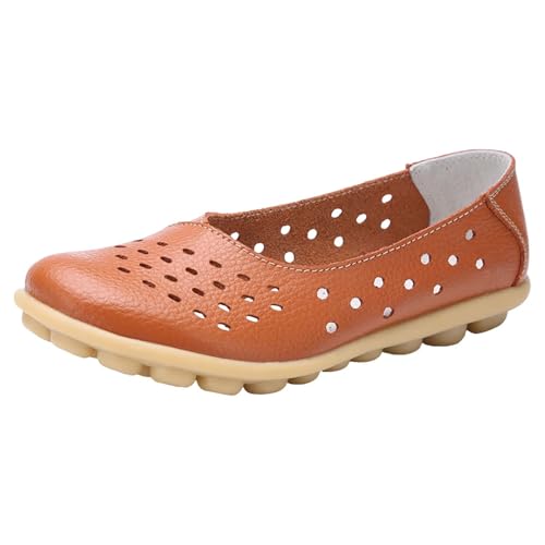 Outdoorschuhe Damen Aushöhlen Freizeit Schuhe Keilabsatz Damenschuhe Mode Runde Zehe Lederschuhe Leicht Bequem Einzelne Schuhe Flache Loafers Halbschuhe Plateau Sandalen Outdoorschuhe Damen Aushöhlen Freizeit Schuhe Keilabsatz Damenschuhe Mode Runde Zehe Lederschuhe Leicht Bequem Einzelne Schuhe Flache Loafers Halbschuhe Plateau Sandalen von Generisch