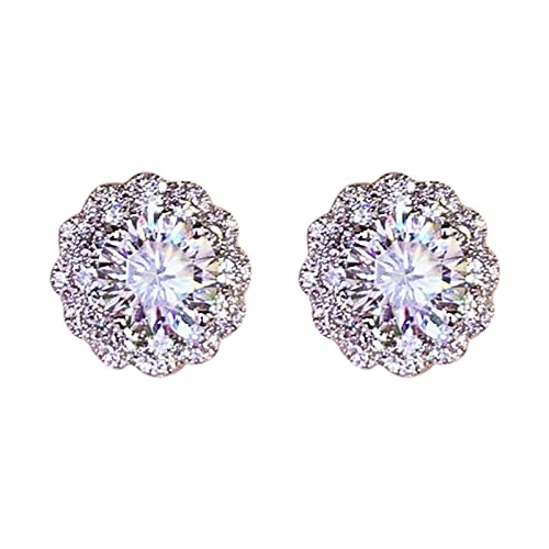 Over Creolen Ohrstecker Blume Mode Damen Temperament Ohrringe Highlight Ohrringe Bast-Ohrring, Einheitsgröße, Kupfer, Zirkon, Kein Edelstein Over Creolen Ohrstecker Blume Mode Damen Temperament Ohrringe Highlight Ohrringe Bast-Ohrring, Einheitsgröße, Kupfer, Zirkon, Kein Edelstein von Generisch