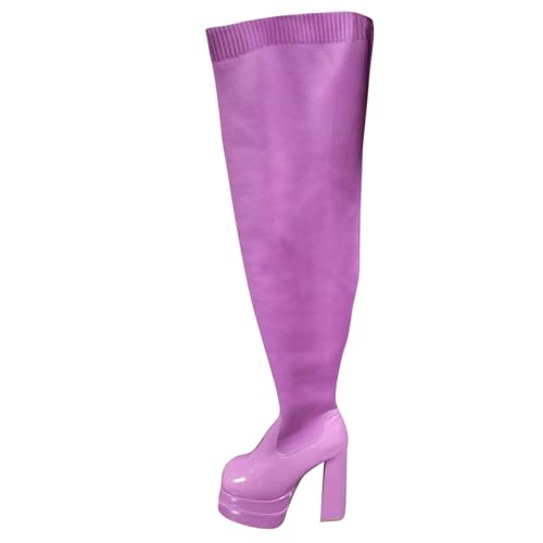 Overknees Stiefel Damen High Heels Elegante Schuhe Mit Absatz Overknee Hohe Glitzer Stöckelschuhe Fetisch Blockabsatz Springerstiefel Stiletto Plateau Knee Boots Pumps Goth Highheels Platform Spring Overknees Stiefel Damen High Heels Elegante Schuhe Mit Absatz Overknee Hohe Glitzer Stöckelschuhe Fetisch Blockabsatz Springerstiefel Stiletto Plateau Knee Boots Pumps Goth Highheels Platform Spring von Generisch