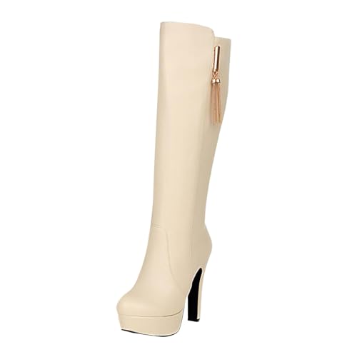 Overknees Stiefel Damen High Heels Mit Absatz Stöckelschuhe Fetisch Plateau Knee Boots Hohe Blockabsatz Schuhe Sexy Stiletto Overknee Highheels Spring Elegante Glitzer Platform Sommer Pumps Goth Overknees Stiefel Damen High Heels Mit Absatz Stöckelschuhe Fetisch Plateau Knee Boots Hohe Blockabsatz Schuhe Sexy Stiletto Overknee Highheels Spring Elegante Glitzer Platform Sommer Pumps Goth von Generisch