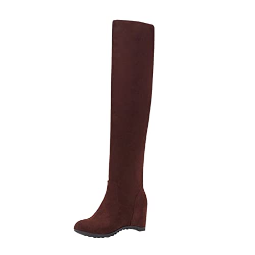 Overknees Stiefel Damen Wildleder Boots Elegant Spitze Overknees Thermo Gefüttert Wasserdicht Winterstiefel Elegant Ohne Schnürsenkel Rutschfest Freizeitboots Overknee Stiefel 36 Overknees Stiefel Damen Wildleder Boots Elegant Spitze Overknees Thermo Gefüttert Wasserdicht Winterstiefel Elegant Ohne Schnürsenkel Rutschfest Freizeitboots Overknee Stiefel 36 von Generisch