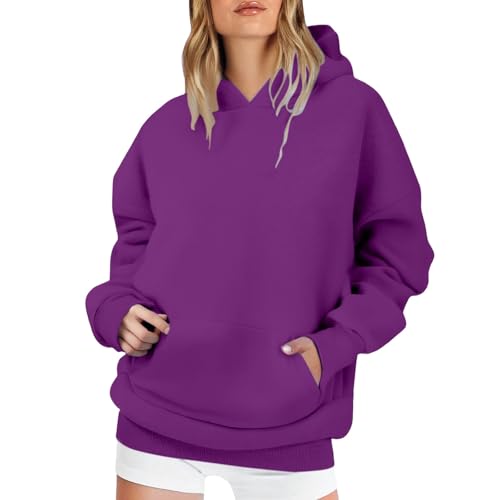 Oversized Hoodie Damen Langarm Sweatshirt Herbst Winter Einfarbig Warm Basic Hoody Freizeit Outwear Sport Style Training Kapuzenpullover Sweatjacke Teenager Sweatjacke Mit Kapuze Gewindeverschluss Oversized Hoodie Damen Langarm Sweatshirt Herbst Winter Einfarbig Warm Basic Hoody Freizeit Outwear Sport Style Training Kapuzenpullover Sweatjacke Teenager Sweatjacke Mit Kapuze Gewindeverschluss von Generisch