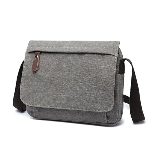 Oxford Messenger Bag für Herren, Multi-Pocket-Umhängetasche mit wasserdichtem Design, leichte Crossbody-Tasche für Business, Pendeln, Reisen und den täglichen Gebrauch, robuste Stoffkonstruktion, Grau Oxford Messenger Bag für Herren, Multi-Pocket-Umhängetasche mit wasserdichtem Design, leichte Crossbody-Tasche für Business, Pendeln, Reisen und den täglichen Gebrauch, robuste Stoffkonstruktion, Grau von Generisch