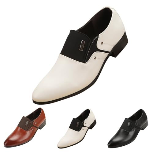 Oxford-Schuhe für Herren, klassischer Derby, spitzer Zehenbereich, PU-Lederschuh, Herren, Business, formelle Schuhe, Slipper, Loafers zum Fahren und Spazierengehen, für Business, Party und Hochzeit Oxford-Schuhe für Herren, klassischer Derby, spitzer Zehenbereich, PU-Lederschuh, Herren, Business, formelle Schuhe, Slipper, Loafers zum Fahren und Spazierengehen, für Business, Party und Hochzeit von Generisch