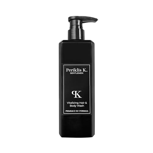 PK GENTLEMEN | VITALIZING HAIR&BODY WASH | PREMIUM 2IN1 FORMULA | Duschgel & Shampoo für Männer – 500 ml | Erfrischend, Belebend & Luxuriös mit Ginseng-Extrakt & Sandelholz – Perfektes Geschenk von Generisch