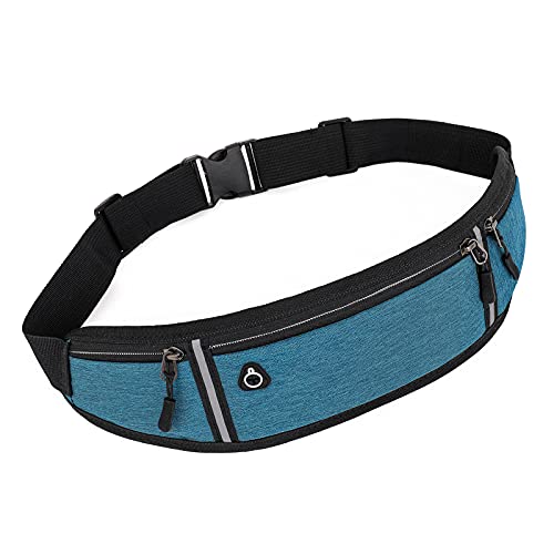 Pack für Frauen Gürtelhalter zum Laufen Telefon Bauchtasche zum Laufen Pack Taille Hüfttaschen Hüfttaschen Damen (Blue, One Size) von Generisch