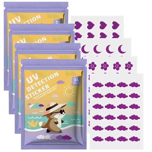 Pack of 96 UV Detection Stickers,Plaster Sun Protection,Care Supplies Tanning Stickers,UV Detection Stickers for Sunscreen Patches,Reminder to Reapply for Kids and Adults to Sunburn Pack of 96 UV Detection Stickers,Plaster Sun Protection,Care Supplies Tanning Stickers,UV Detection Stickers for Sunscreen Patches,Reminder to Reapply for Kids and Adults to Sunburn von Generisch
