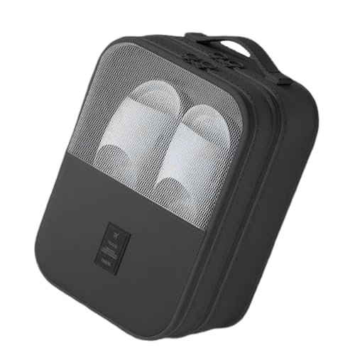 Packstep Schuhträger – Reise-Schuhtasche, Reißverschluss-Aufbewahrungs-Organizer | tragbare Tasche für Schuhe, Turnschuhe oder Absätze, große Kapazität, Packwürfel für Männer und Frauen, staubdichte von Generisch
