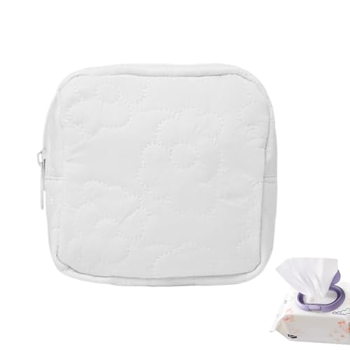 Pad-Tasche – Perioden-Tasche, Aufbewahrungstasche für Damenbinden, Damenbinden-Organizer mit Reißverschluss, feminine Menstruationstasche für Erwachsene und Mädchen, tragbare Menstruationspad-Tasche, von Generisch